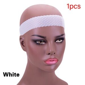 White Silicone Wig Grip Band
